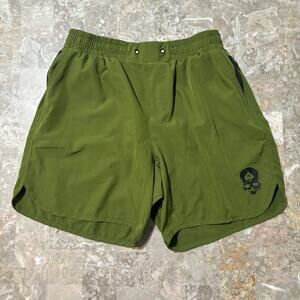 Zero Foxtrot Short Mens XL Green 7” Solid Running Gym Performance